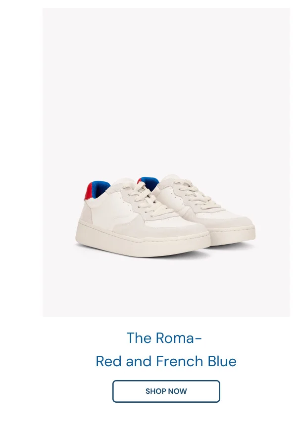 The Roma - Red and French Blue Shop Now