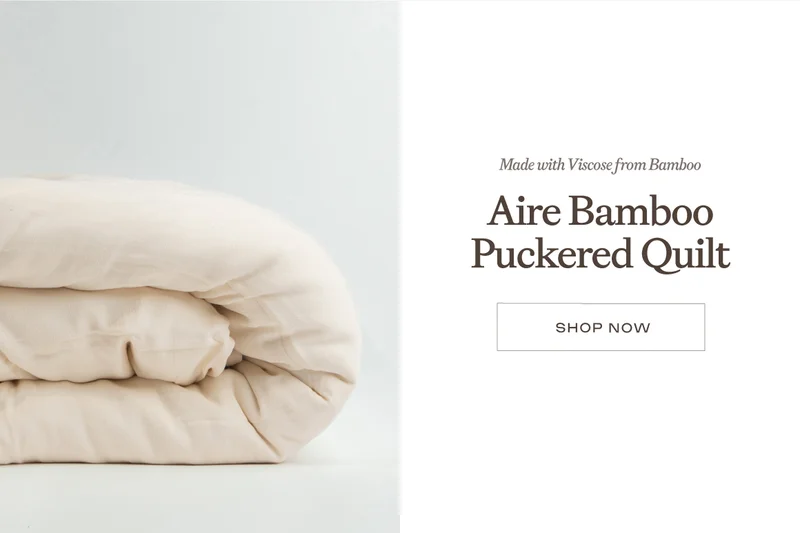 Shop The Aire Bamboo Puckered Quilt