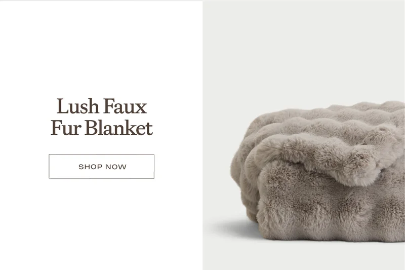 Shop The Lush Faux Fur Blanket