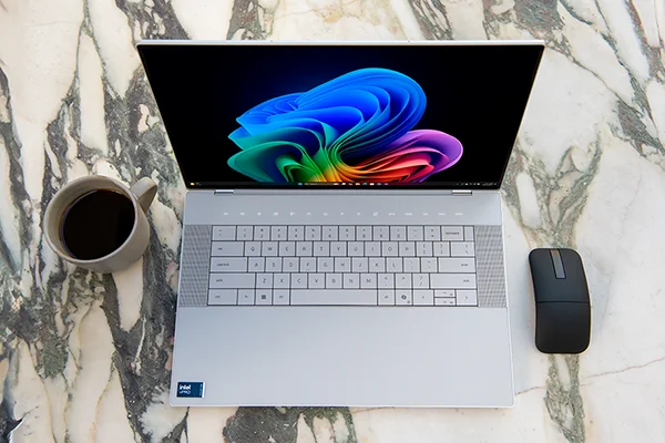 Laptop On Marble Table