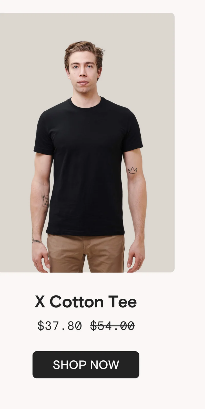 X Cotton Tee