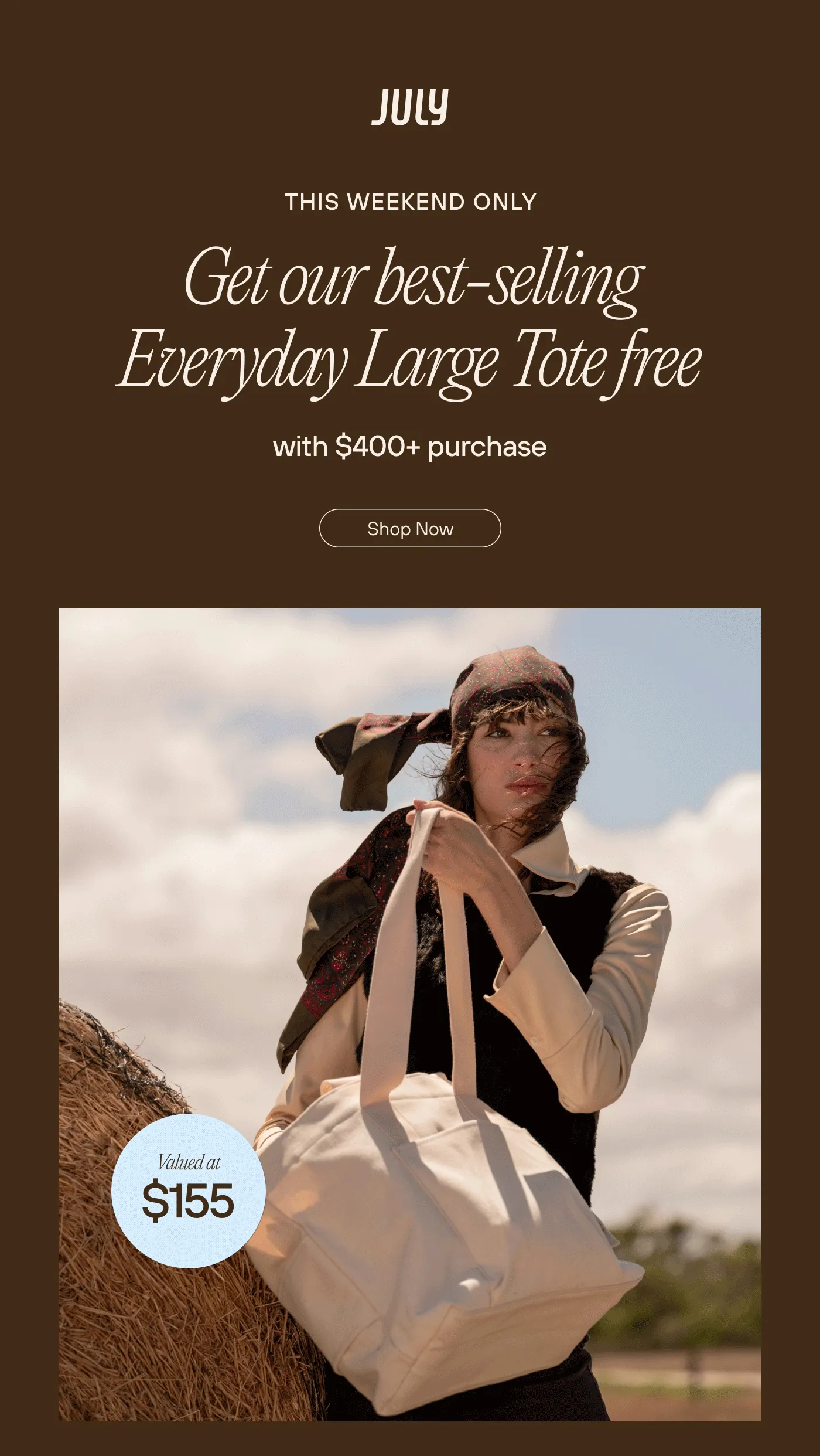 Get our best-selling Everyday Large Tote free