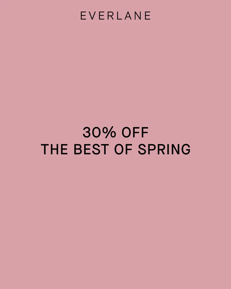 Everlane | 30% Off The Best of Spring