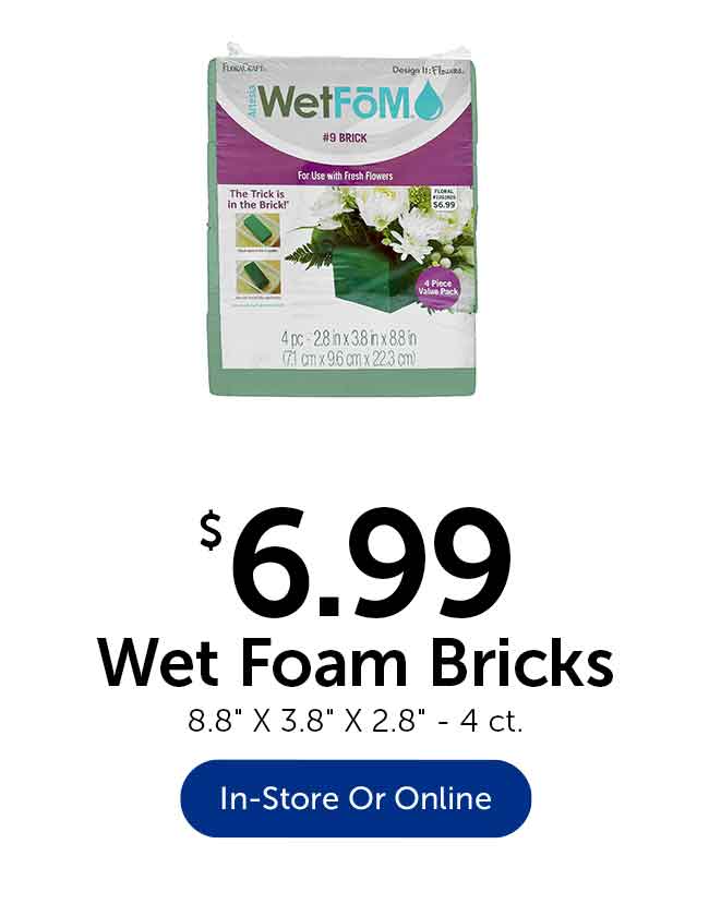 Wet Foam Bricks