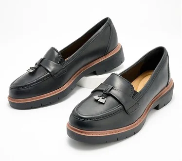 Clarks Collection Leather Loafer with Tassel - Westlynn Bella