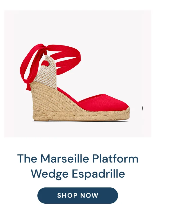 The Marseille Platform Wedge Espadrille