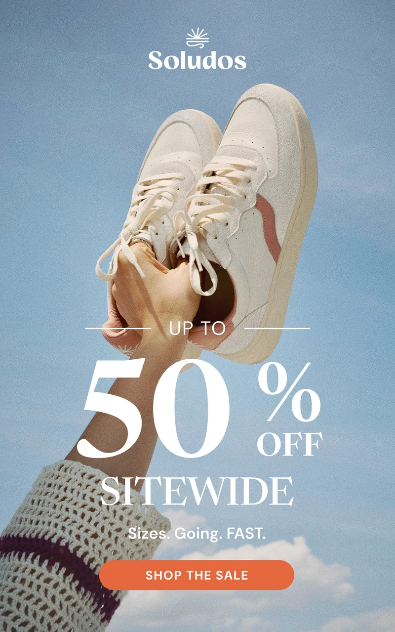 SOLUDOS: Up to 50% OFF Sitewide