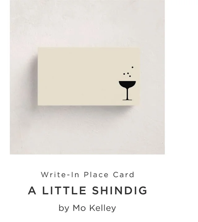 A Little Shindig(Write-in Place Card)