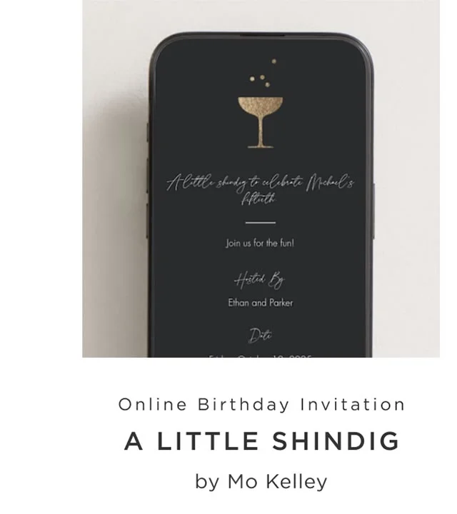 A Little Shindig(Online Birthday Invitation)
