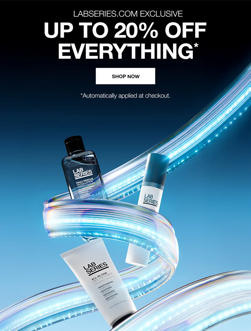LABSERIES.COM EXCLUSIVE | UP TO 20% OFF EVERYTHING* | SHOP NOW | *Automatically applied at checkout.