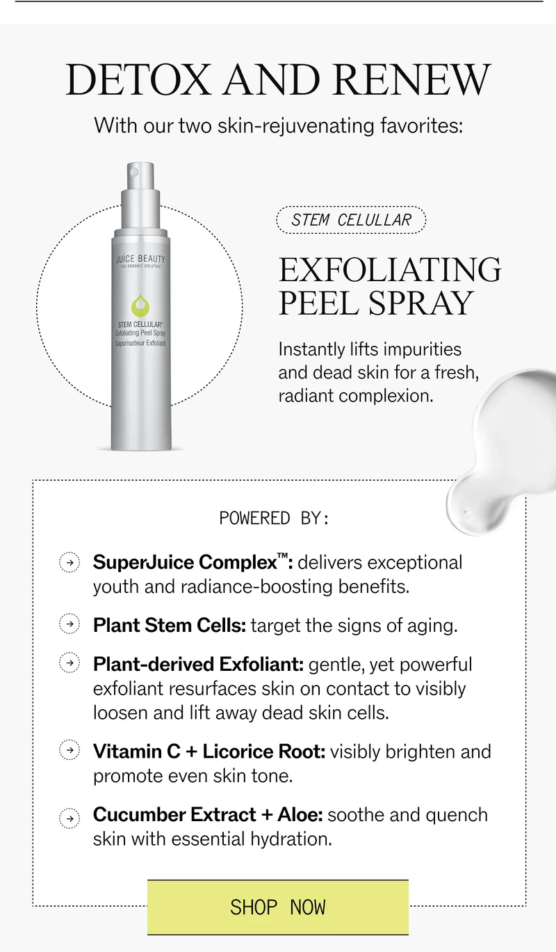 Exfoliating Peel Spray