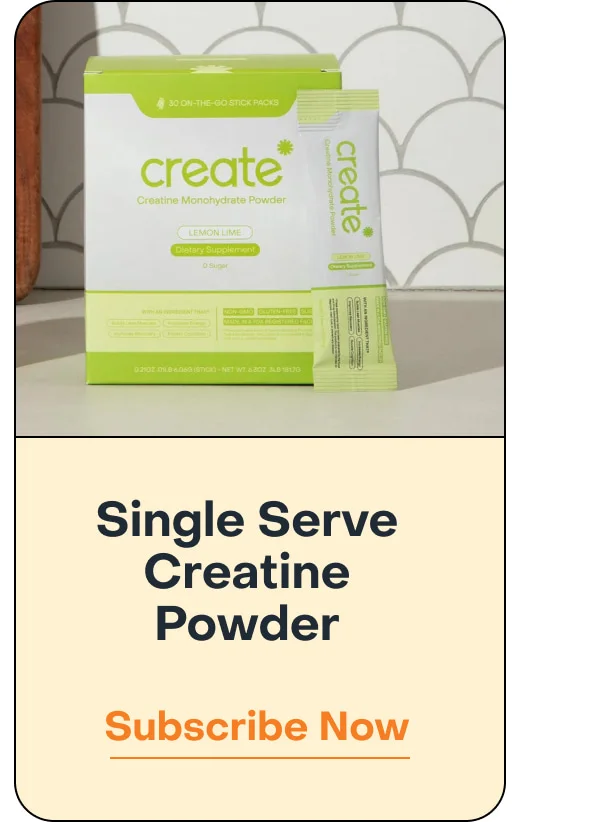 Single Serve Creatine Powder