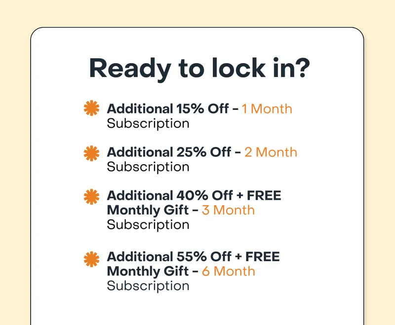Ready to lock in?