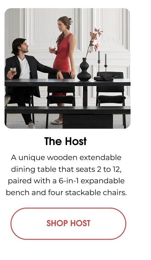 Create memorable meals with our extendable dining tables, perfect for any dining room.