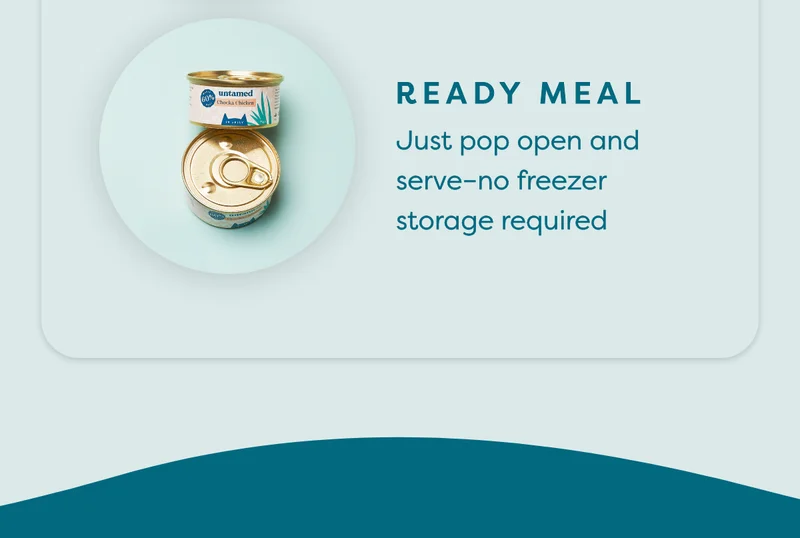 Just pop open and serve–no freezer storage required