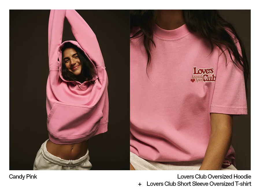Candy pink sweats