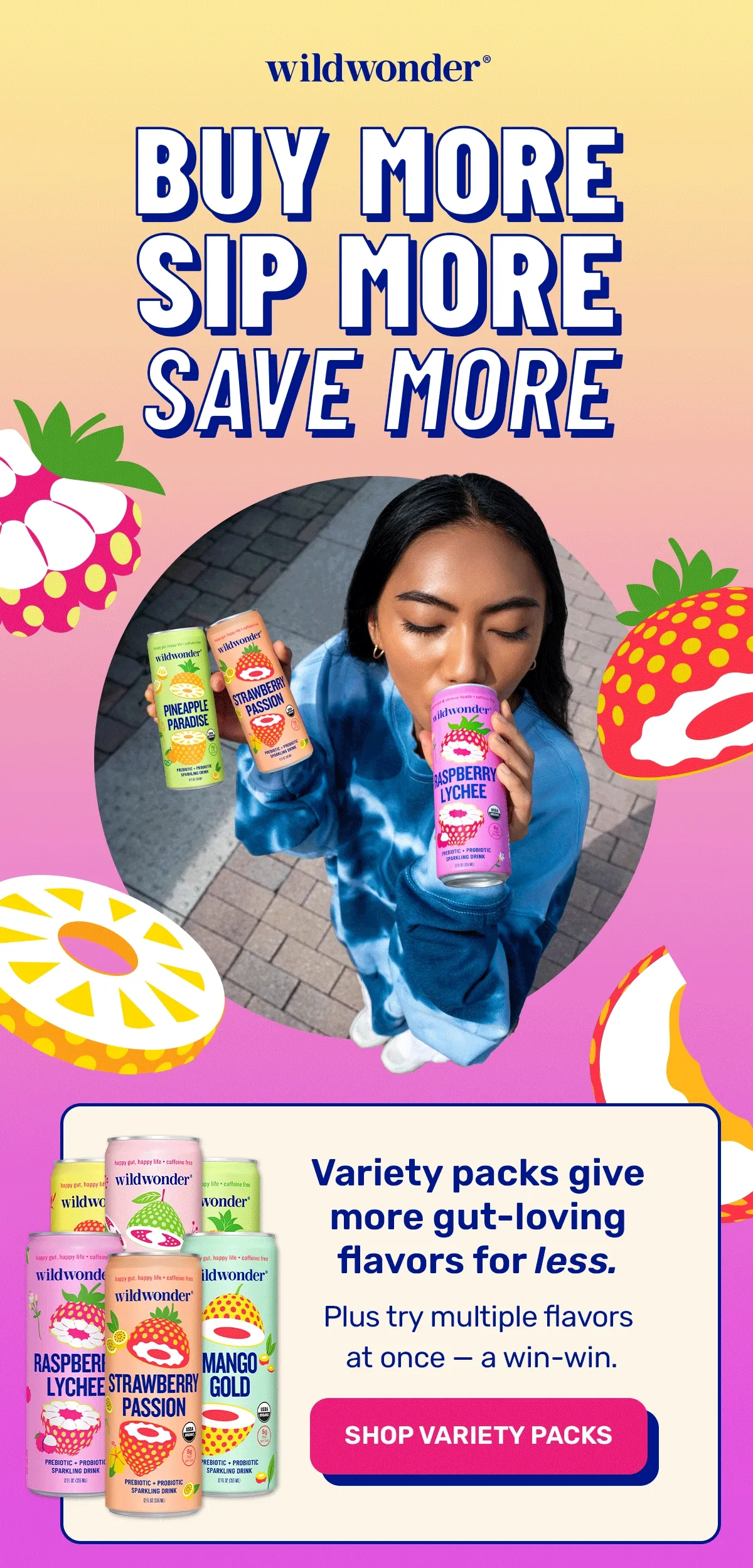 Buy more sip more save more