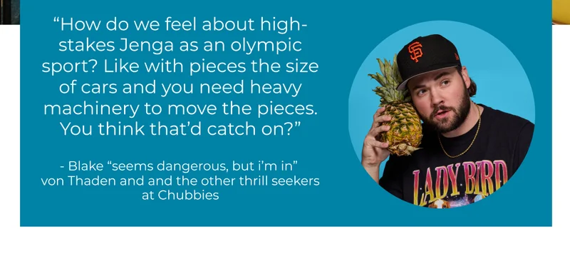 P.S. Jenga counts as a sport.