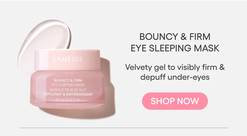 bouncy & firm eye sleeping mask