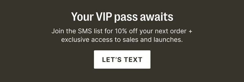Your VIP pass awaits - Let's Text