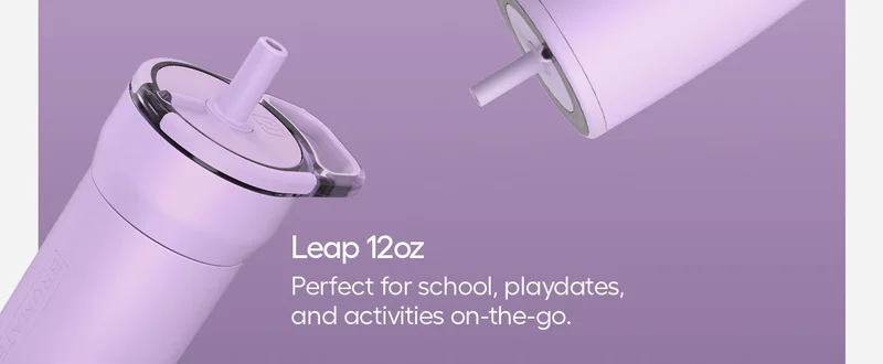 Leap 12oz: Perfect for school, playdates and activities on-the-go.