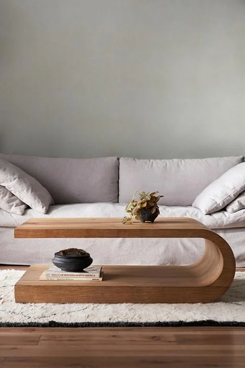 Palma Reclaimed Wood Sculptural Coffee Table