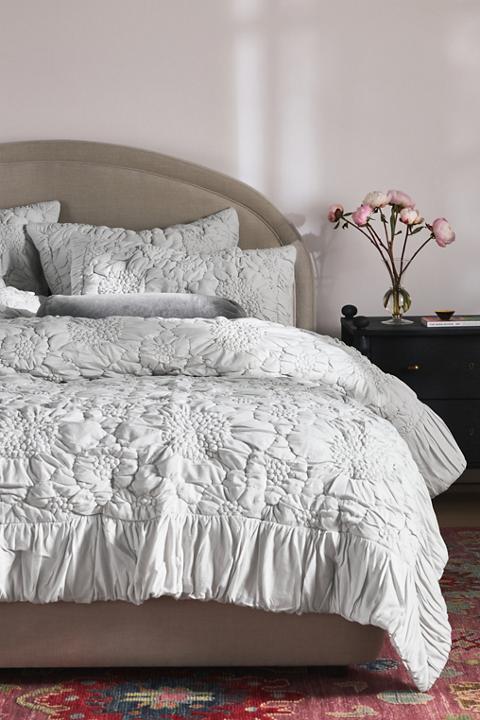 Dahlia Cotton Jersey Floral Quilt