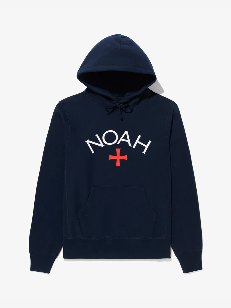 Image of Noah Core Logo Hoodie - Navy