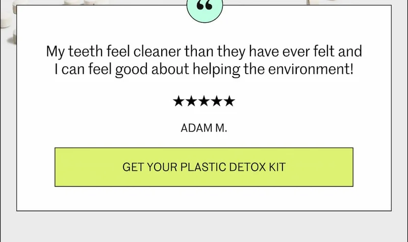 Get your plastic detox kit.