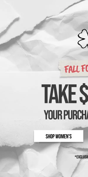Fall For New Take $25 off Your Purchase of $150+ Shop Women's