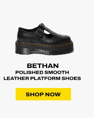 Bethan Polished Smooth Leather Platform Shoes