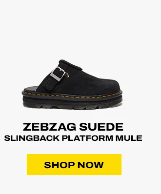 Zebzag Suede Slingback Platform Mule