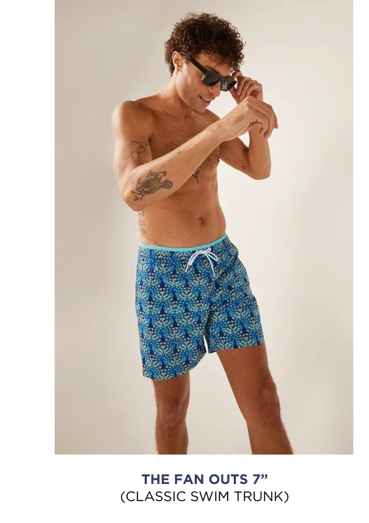 Classic Swim Trunk: The Fan Outs 7"