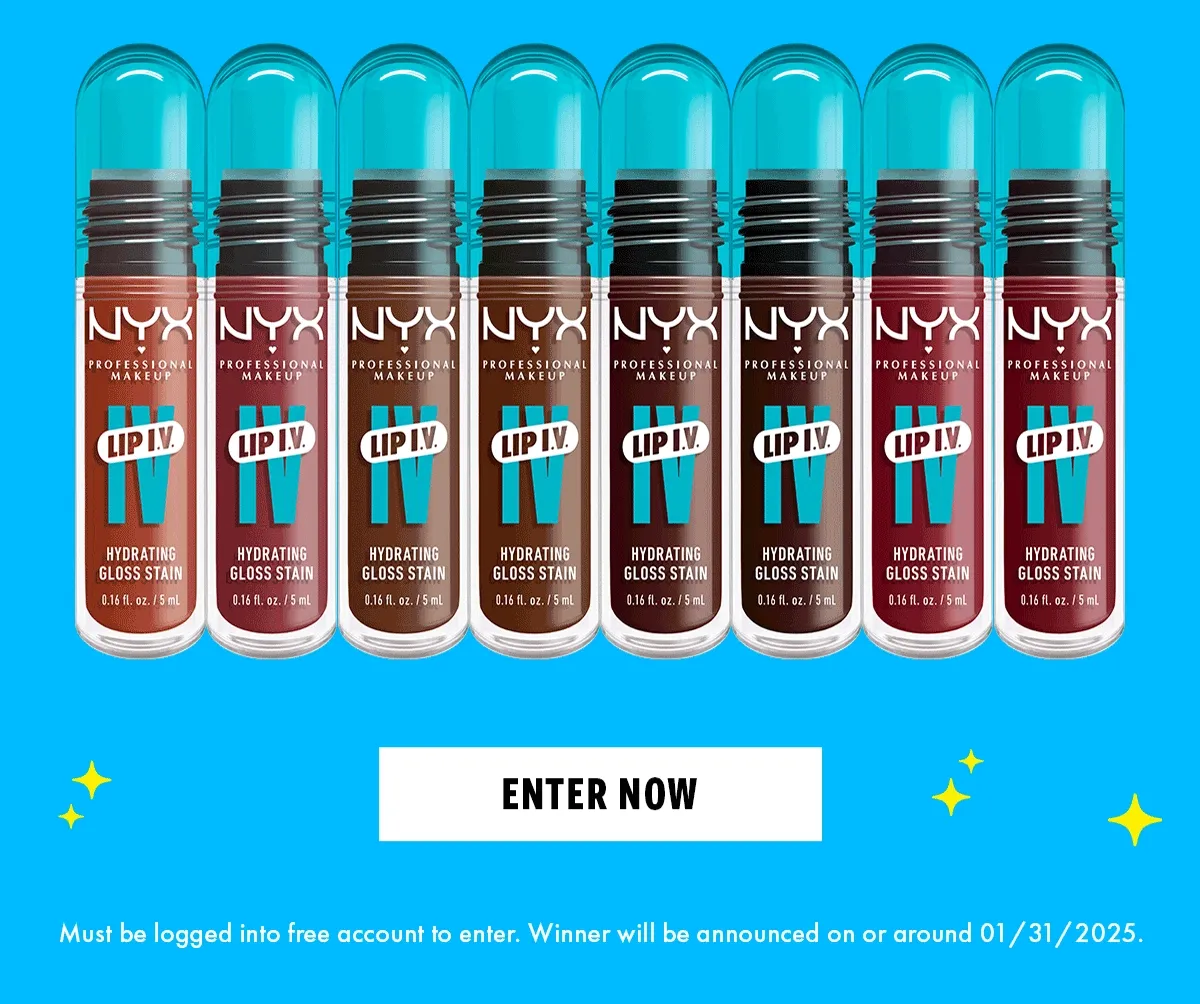 ALL 16 HYDRATING SHADES OF LIP I.V. HYDRATING GLOSS STAIN
