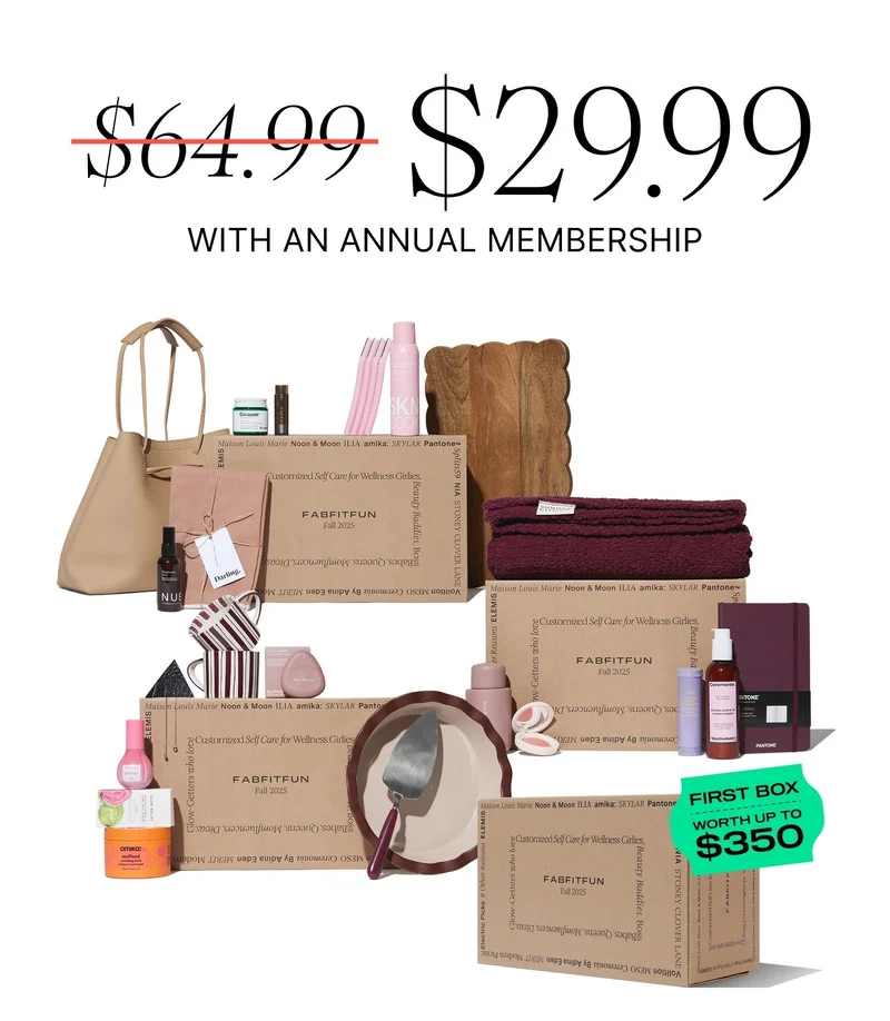 $29.99 WITH AN ANNUAL MEMBERSHIP | FIRST BOX WORTH UP TO $350