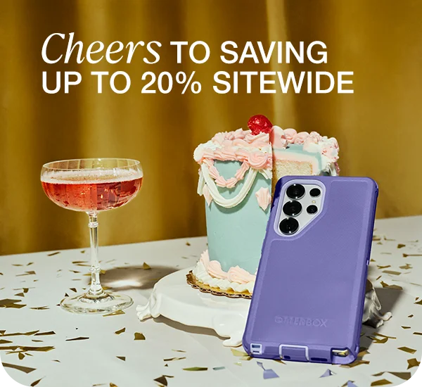 Cheers to saving up to 20% sitewide
