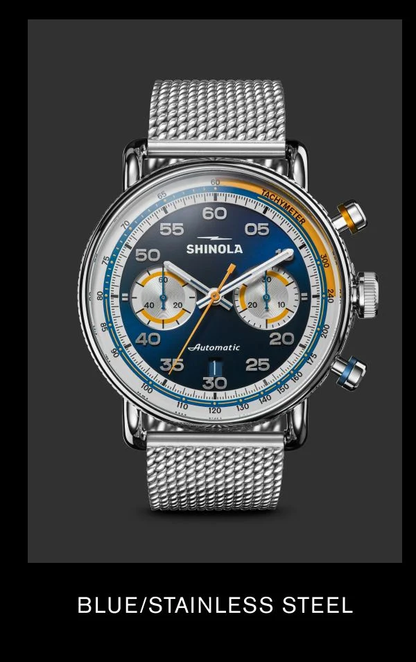 BLUE/STAINLESS STEEL