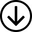 Image Description: Down arrow icon