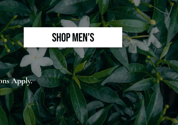 SHOP MEN'S | **Exclusions Apply.