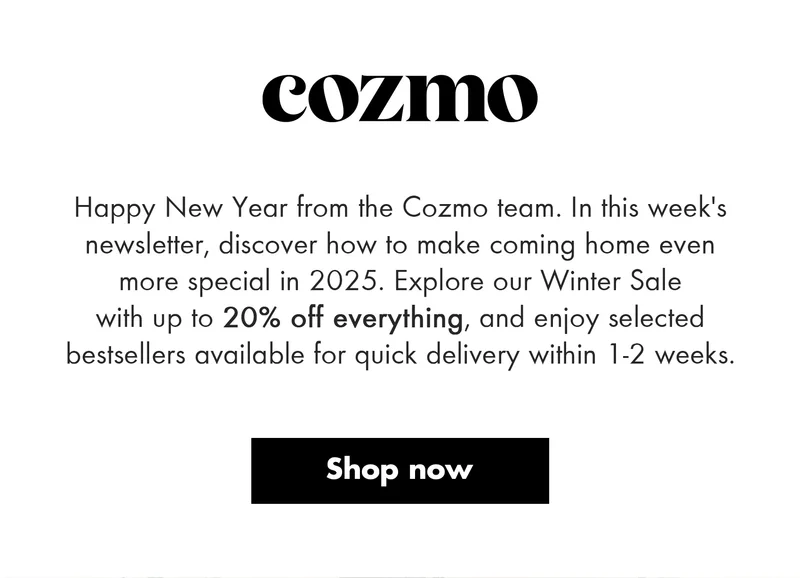 Happy new year from Cozmo.