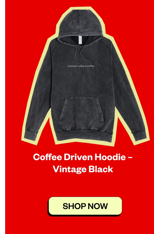 Coffee Driven Hoodie-Vintage Black Shop Now Coffee Driven Hoodie-Vintage Black Shop Now