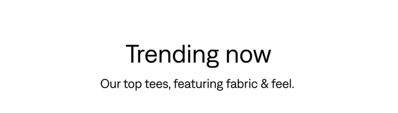 Trending now