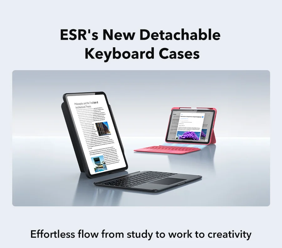 ESR's New Detachable Keyboard Cases