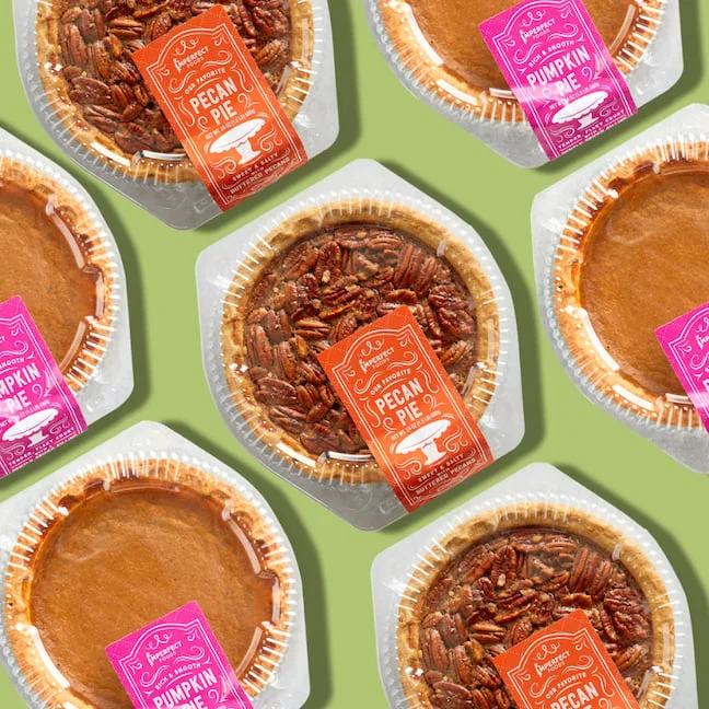 Pumpkin and Pecan Pie