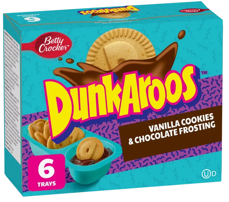 Image of Dunkaroos Vanilla Cookies With Chocolate Frosting (6 CT)