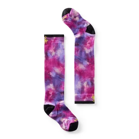 Junior Ski Tie Dye Print Over The Calf Socks