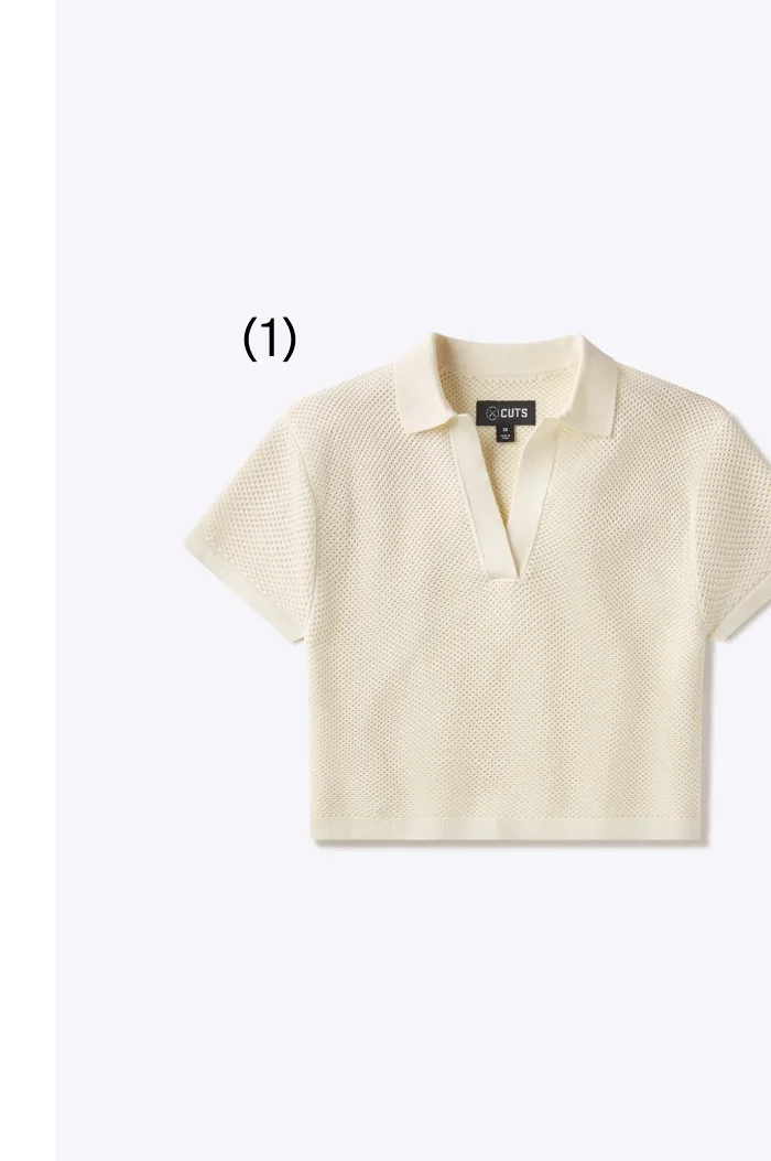Portofino Crochet Polo
