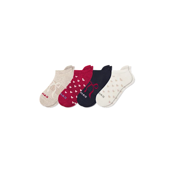 Women’s Valentine’s Day Ankle Sock 4-Pack
