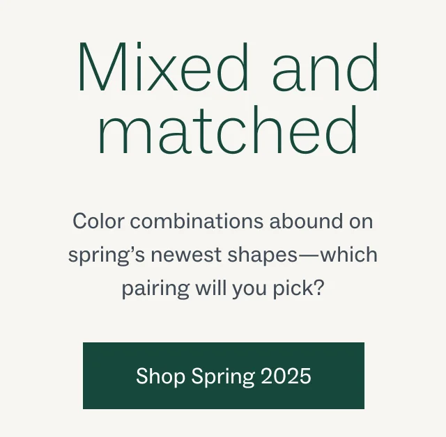 Mixed and matched