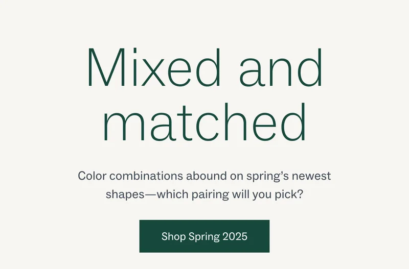 Mixed and matched